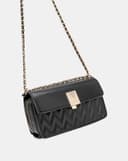 Túi Xách Nhỏ Dáng Chữ Nhật Dập Hoạ Tiết Trang Trí