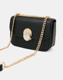 Túi Xách Nhỏ Khoá Tròn Phối 2 Màu