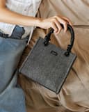 Túi Xách Nhỏ Phối Tay Cầm Xoắn