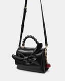 Túi Xách Nhỏ Top Handle Thắt Nơ Cách Điệu