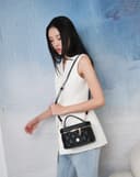 Túi Xách Nhỏ Vanity Case Phối Khoá