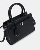 Túi Xách Trung Trang Trí Charm Và Khóa