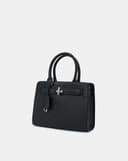 Túi Xách Trung Trang Trí Charm Và Khóa