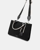 Túi Xách Trung Tote Nhỏ Form Vuông Dây Đeo Webbing