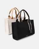 Túi Xách Trung Tote Nhỏ Form Vuông Dây Đeo Webbing