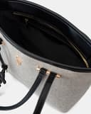 Túi Xách Trung Tote Bag Double-Handle Trang Trí Charm Juno