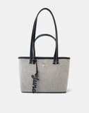 Túi Xách Trung Tote Bag Double-Handle Trang Trí Charm Juno