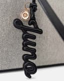 Túi Xách Trung Tote Bag Double-Handle Trang Trí Charm Juno