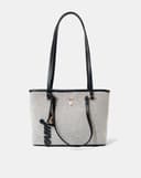 Túi Xách Trung Tote Bag Double-Handle Trang Trí Charm Juno