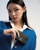 Ví Ví Ngắn Cầm Tay Có Dây Kéo