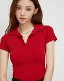 Áo thun cổ polo form ôm