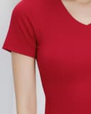 Áo thun ôm basic cổ V