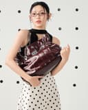 Túi Xách Lớn Tote Bag Form Mềm Phối Khoá