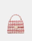 Túi Xách Nhỏ Top Handle Phối Tweed