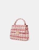 Túi Xách Nhỏ Top Handle Phối Tweed