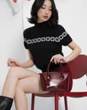 Túi Xách Nhỏ Bucket Bag Phối Charm