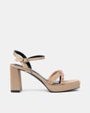 Giày Sandal Đế Đúp Phối Quai Đính Đá