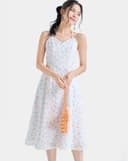 Đầm Midi xoè 2 dây