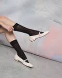 Giày Búp Bê Mũi Vuông Quai Mary Jane