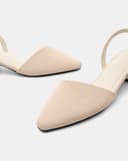 Giày Cao Gót Slingback Gót Vuông Cơ Bản