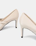 Giày Cao Gót Pump Gót Thanh Phối Quai Trang Trí