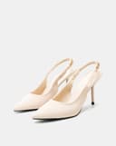 Giày Cao Gót Slingback Phối Xích