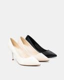 Giày Cao Gót Pump Gót Thanh Tối Giản