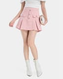 Chân Váy Mini Xếp Ly