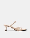 Giày Sandal Mules Phối Dây Trang Trí