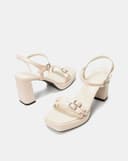 Giày Sandal Đế Đúp Phối Hai Quai Buckle