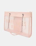 Túi Xách Lớn Tote Bag Phối Lưới Xuyên Thấu