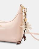 Túi Xách Nhỏ Hobo Bag Phối Charm Hoa