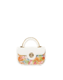 Túi Xách Nhỏ Top Handle Phối Hoa 3D