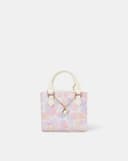 Túi form vuông dây xích trang trí