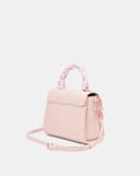 Túi Xách Nhỏ Top Handle Phối Khăn Lụa Cherry Blossom