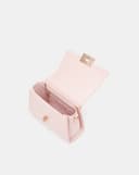Túi Xách Nhỏ Top Handle Phối Khăn Lụa Cherry Blossom