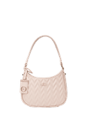 Túi Xách Nhỏ Hobo Dập Hoạ Tiết Phối Charm
