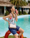 Túi Xách Nhỏ Top Handle Trang Trí Charm