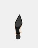 Giày Cao Gót Slingback Phối Toe Cap