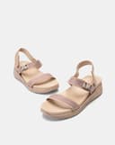 Giày Sandal Đế Thể Thao Phối Khóa Trang Trí