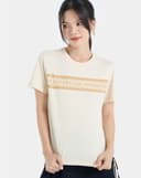 Áo cổ tròn họa tiết Monogram