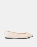 Giày Búp Bê Phối Nơ Bọc Toecap