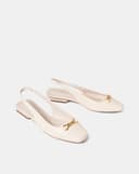 Giày Búp Bê Slingback Khoá Trang Trí Juno