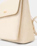 Balo Nắp Gập Phối 2 Chất Liệu