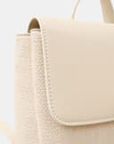 Balo Nắp Gập Phối 2 Chất Liệu