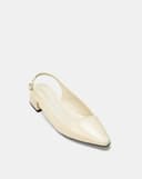 Giày Cao Gót Slingback Đắp Mũi Chéo