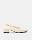 Giày Cao Gót Slingback Đắp Mũi Chéo