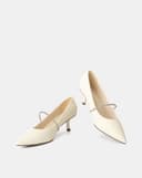 Giày Cao Gót Phối Dây Khóa Trang Trí