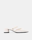 Giày Cao Gót Gót Trụ Phối Khóa