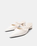 Giày Cao Gót Gót Trụ Phối Khóa